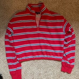 Pacsun cropped quarter zip